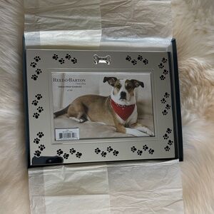 Reed & Barton Silver Paw Print Dog Frame